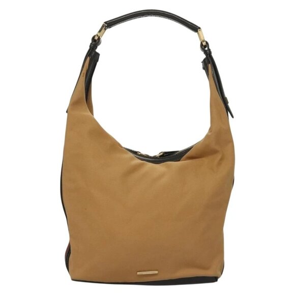 GUCCI Web Sherry Line Shoulder Bag Canvas Beige Gold 001 4288 Auth - Picture 2 of 16